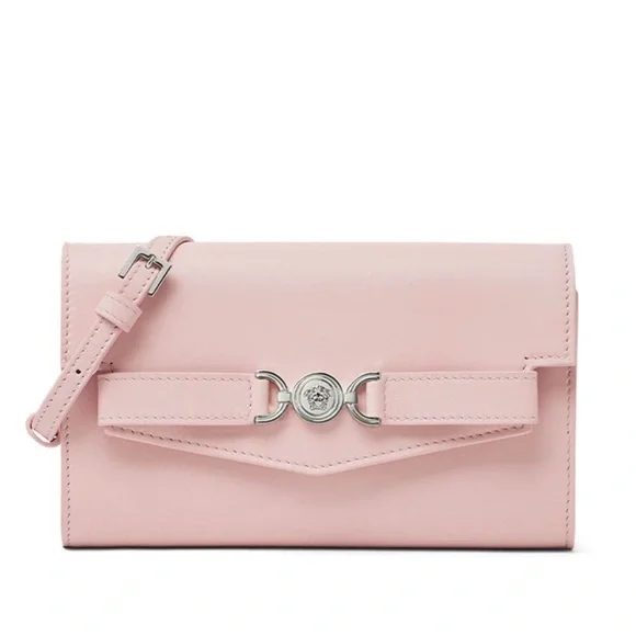 Medusa plaque leather clutch bag - Picture 1 of 10